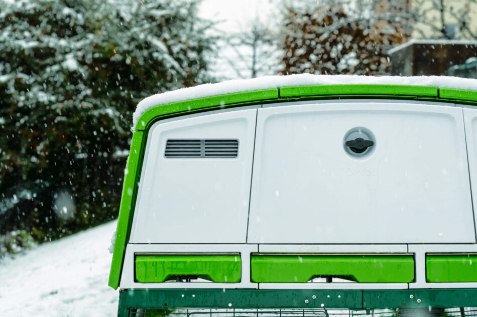 Ein Eglu Pro im Schnee